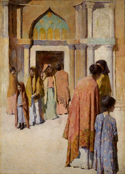 Donne vicino alle scale no. I da Frank Edwin Scott