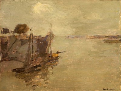 Barche da pesca di Honfleur no. 2 da Frank Edwin Scott