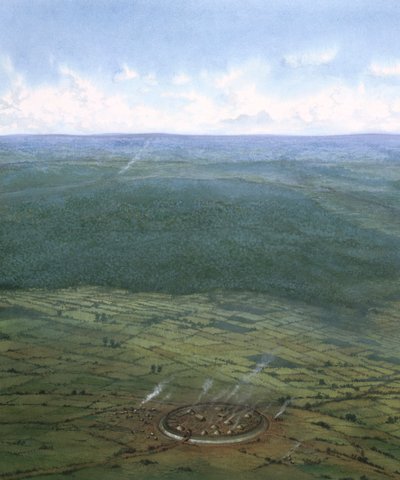 Recinto fortificato, Inghilterra meridionale, c. 1000 a.C. da Frank Gardiner