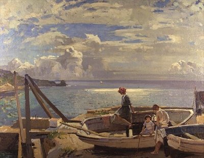 Lamorna Cove - Ultimo giorno delle vacanze da Frank Gascoigne Heath