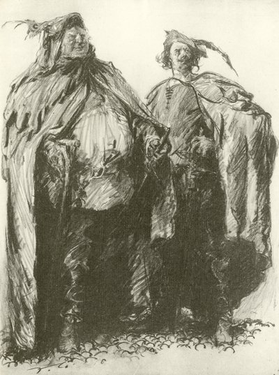 Sir John Falstaff e Pistol da Frank Gillett