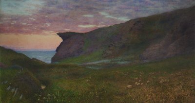 Tramonto sulla costa della Cornovaglia da Frank Goodwin
