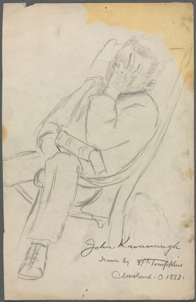 Schizzo di John Kavanaugh da Frank H. Tompkins
