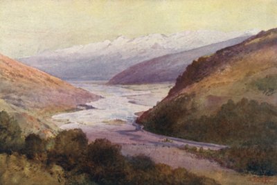 Nuova Zelanda: La valle di Rees e la catena di Richardson da Frank H Wright