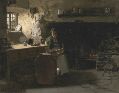 Sbucciando patate da Frank Holl