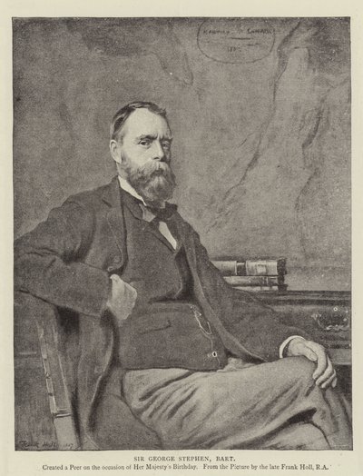 Sir George Stephen, baronetto da Frank Holl