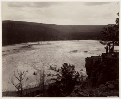 Hells Half Acre, Prismatic Springs, c. fine 1880 da Frank Jay Haynes