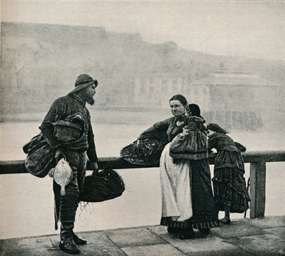 Pescatori, Whitby, c1890 da Frank Meadow Sutcliffe