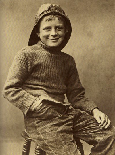 Ritratto di un giovane ragazzo, 1889 da Frank Meadow Sutcliffe