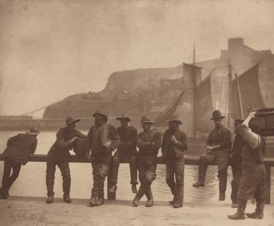 Pescatori di Whitby da Frank Meadow. Sutcliffe