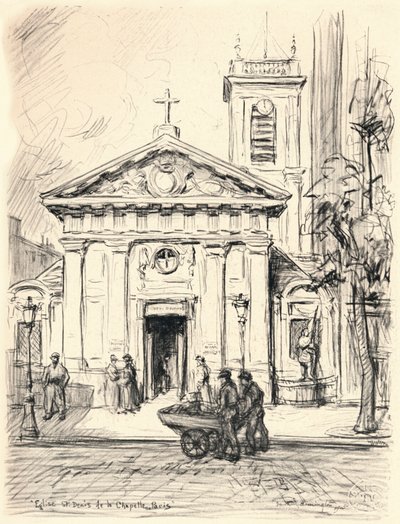 Chiesa di St Denis de la Chapelle da Frank Milton Armington