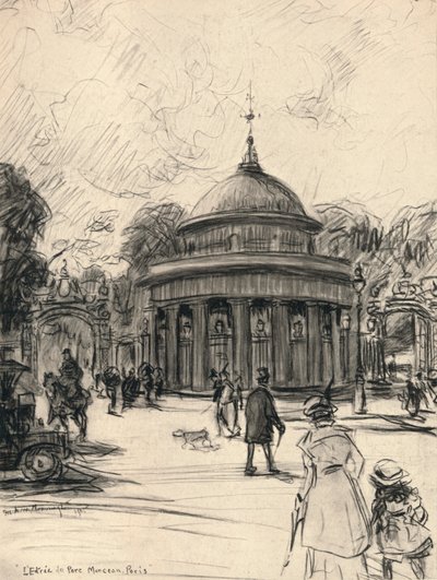 Ingresso al Parc Monceau, 1915 da Frank Milton Armington