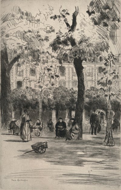 Place des Vosges, 1915 da Frank Milton Armington