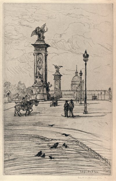 Il Pont Alexandre III, 1915 da Frank Milton Armington