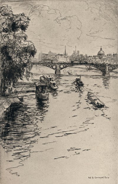 Il Pont du Carrousel, 1915 da Frank Milton Armington