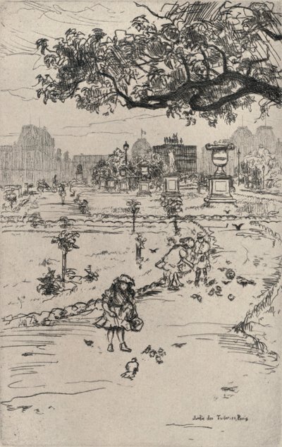 Giardini delle Tuileries da Frank Milton Armington
