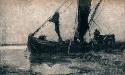 Caricamento della chiatta, XIX secolo da Frank Mura