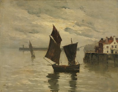 Scena di porto, data non specificata da Frank Myers Boggs