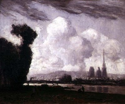 Veduta di Rouen da Frank Myers Boggs