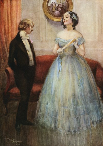 La maggiore Miss Larkins (litografia a colori) da Frank Reynolds