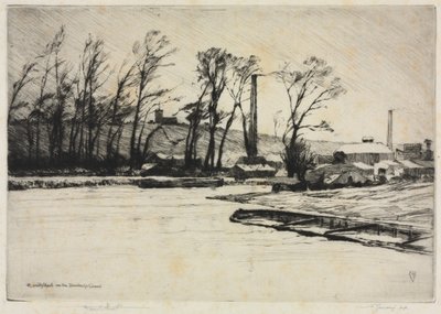 Una Tempesta Invernale sul Canale di Stourbridge da Frank Short
