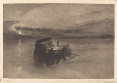 La zattera di legno sul Reno, 1898 da Frank Short