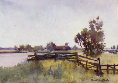 Norfolk Broads: Cottage di Green sotto il ponte di Acle da Frank Southgate