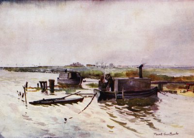 Norfolk Broads: Houseboats dei cacciatori di punt su Breydon da Frank Southgate