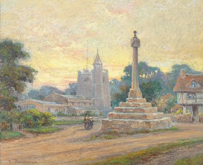 Ombersley Cross, Worcester, crepuscolo da Frank Thompson