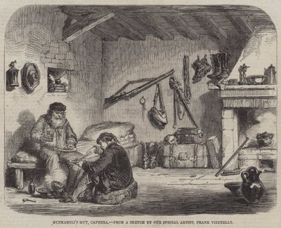 Capanna di Guzmaroli, Caprera da Frank Vizetelly