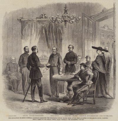 La rivoluzione in Sicilia, il Generale Garibaldi riceve l