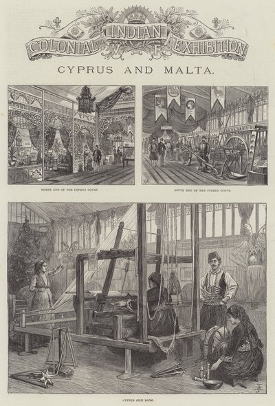 Esposizione coloniale e indiana, Cipro e Malta da Frank Watkins