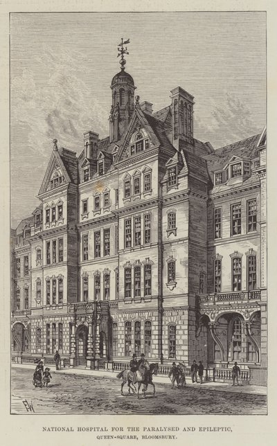 Ospedale Nazionale per Paralizzati ed Epilettici, Queen-Square, Bloomsbury da Frank Watkins