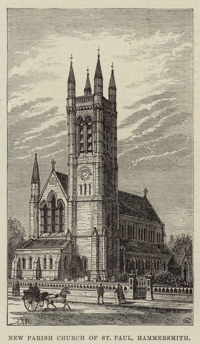 Nuova chiesa parrocchiale di San Paolo, Hammersmith da Frank Watkins