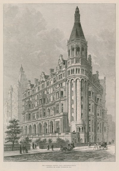Il National Liberal Club, Whitehall Place da Frank Watkins