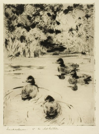 Piccoli uccelli blu da Frank Weston Benson