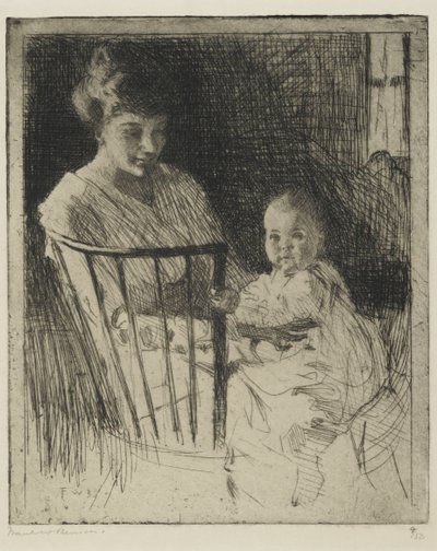 Madre e figlio da Frank Weston Benson