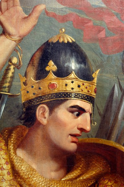 (dettaglio) La battaglia di Hastings da Frank William Wilkin