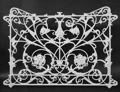 Sezione di ringhiera del balcone dall