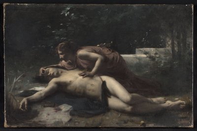 Piramus e Thisbe, ca. 1875 da François Alfred Delobbe