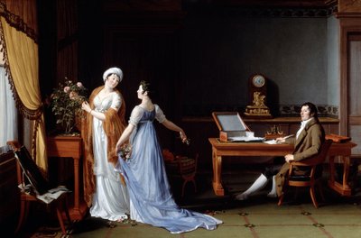 Conte de la Foret con sua moglie e sua figlia, 1804 da François André Vincent