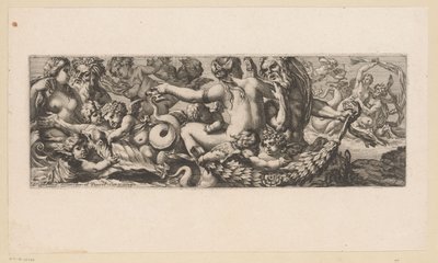 Trionfo di Galatea con nereidi, satiri e putti da François Bignon (attributed to)