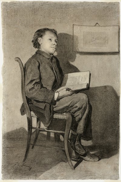 Ragazzo che legge da François Bonvin