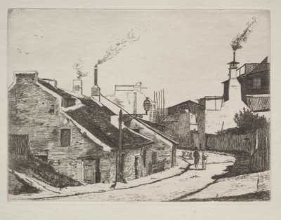 Strada di campagna ad Alouette da François Bonvin