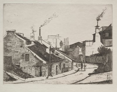 Strada di campagna ad Alouette da François Bonvin