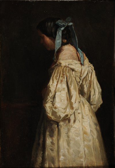 Donna in bianco da François Bonvin