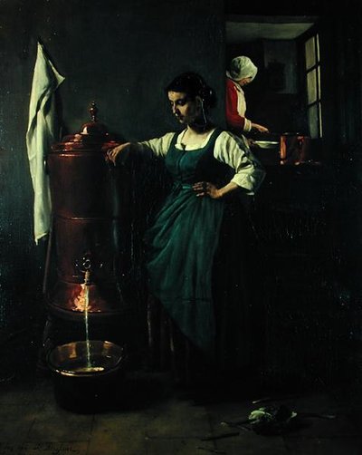 La fontana di rame (1861) da François Bonvin