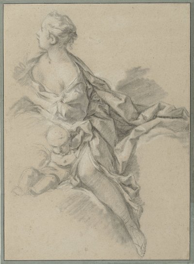 Studio di una donna (Clytia); studio preparatorio per 