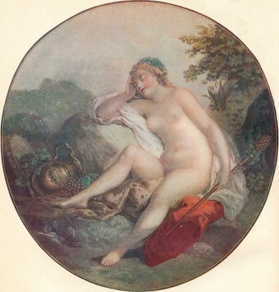 Una Baccante, XVIII secolo da François Boucher