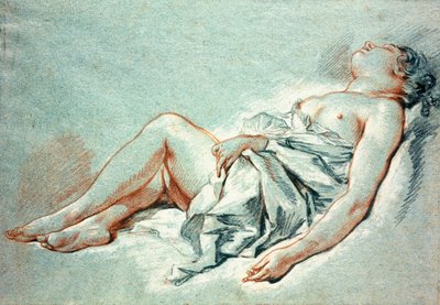 Una ragazza che dorme da François Boucher